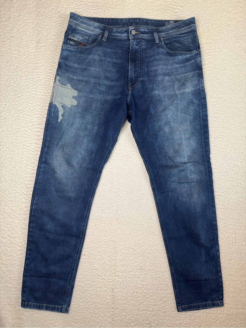 Diesel Narrot T Zip Fly Stretch Distressed Jeans JogJeans Men's Size 34 Italy